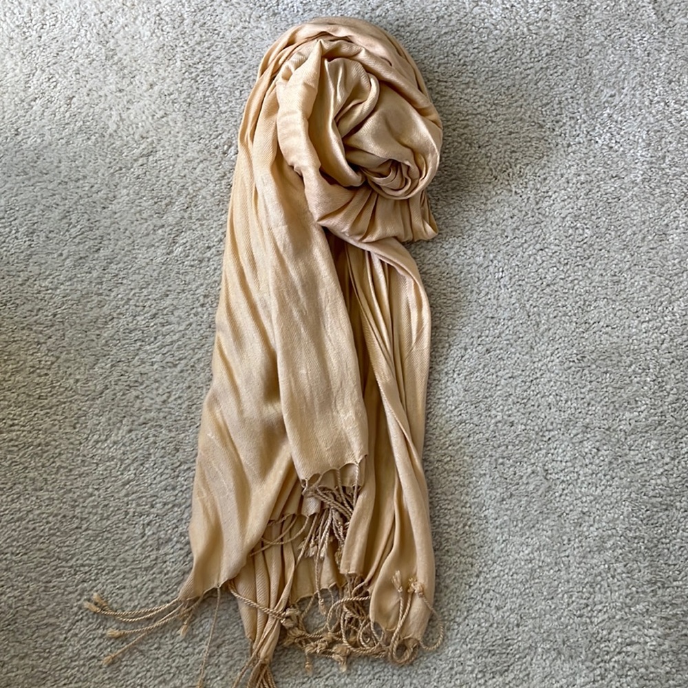 Tan scarf